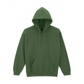 Gildan Heavy Blend Adult Hooded Sweatshirt - Military Green - S