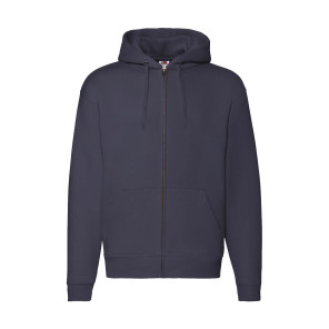 Fruit of the Loom Premium Hooded Zip Sweat - Navy Blue - S