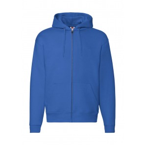 Fruit of the Loom Premium Hooded Zip Sweat - Royal - XL