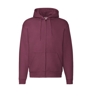 Fruit of the Loom Premium Hooded Zip Sweat - Red - S