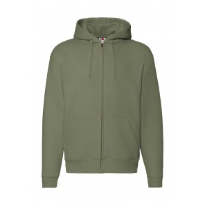 Fruit of the Loom Premium Hooded Zip Sweat - Classic Olive - L