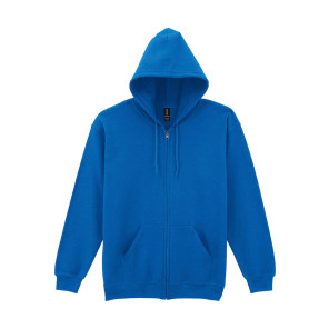Gildan Heavy Blend Adult Full Zip Hooded Sweat - Blue - 4XL