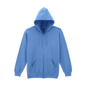Gildan Heavy Blend Adult Full Zip Hooded Sweat - Blue - S