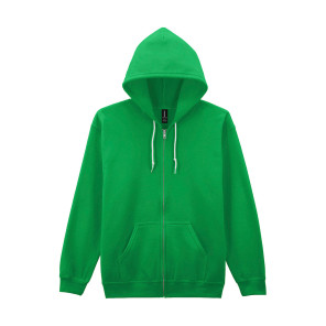 Gildan Heavy Blend Adult Full Zip Hooded Sweat - Green - M
