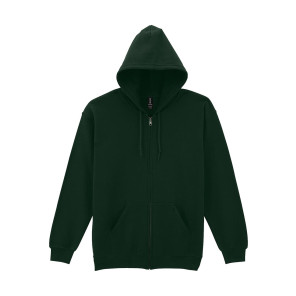 Gildan Heavy Blend Adult Full Zip Hooded Sweat - Green - S