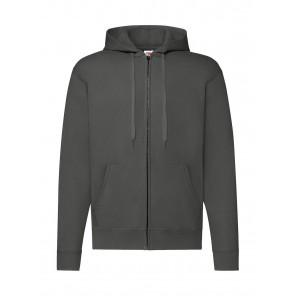 Fruit of the Loom Classic Hooded Sweat Jacket - Light Graphite - M