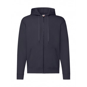 Fruit of the Loom Classic Hooded Sweat Jacket - Deep Navy - 2XL