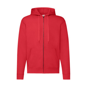 Fruit of the Loom Classic Hooded Sweat Jacket - Red - XL