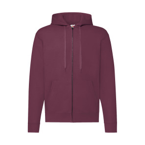 Fruit of the Loom Classic Hooded Sweat Jacket - Red - XL