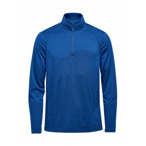 Stormtech Milano 1/4 Zip Pullover - Classic Blue Heather - L