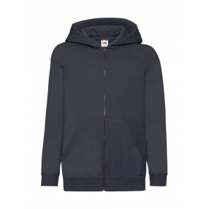 Fruit of the Loom Kids' Classic Hooded Sweat Jacket - Deep Navy - 116(5-6)