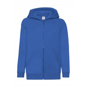 Fruit of the Loom Kids' Classic Hooded Sweat Jacket - Royal Blue - 164(14-15)