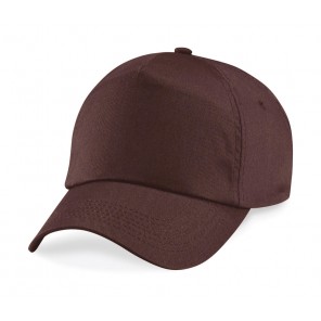 Beechfield Original 5 Panel Cap - Chocolate - OneSize