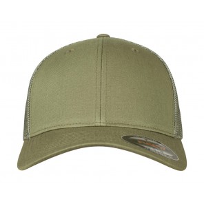 Flexfit Mesh Cotton Twill Trucker Cap - Buck - L/XL