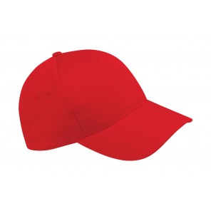 Beechfield Ultimate 5 Panel Cap - Classic Red - OneSize