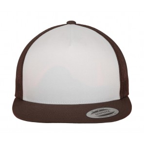 Classics Classic Trucker Cap - Brown/White/Brown - OneSize