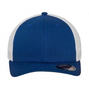 Flexfit Mesh Trucker 2-Tone Cap - Royal/White - S/M