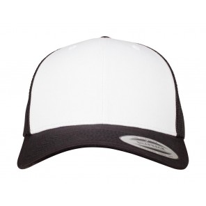 Classics Retro Trucker Colored Front - Black/White/Black - OneSize
