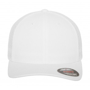 Flexfit Tactel Mesh Cap - White - L/XL