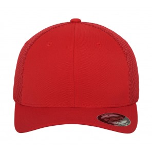 Flexfit Tactel Mesh Cap - Red - S/M