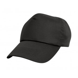 Result Headwear Cotton Cap - Black - XL