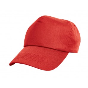 Result Headwear Cotton Cap - Red - XL
