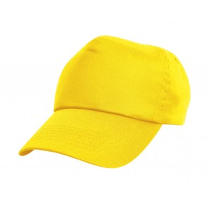 Result Headwear Cotton Cap - Yellow - OneSize
