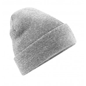 Beechfield Original Cuffed Beanie - Heather Grey - OneSize