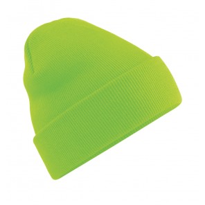 Beechfield Original Cuffed Beanie - Fluorescent Green - OneSize