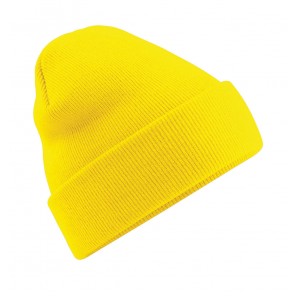 Beechfield Original Cuffed Beanie - Yellow - OneSize