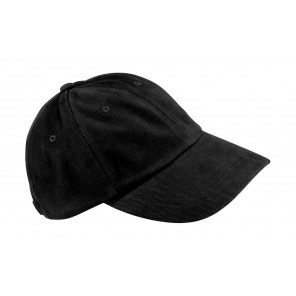 Beechfield Low Profile Heavy Brushed Cotton Cap - Black - OneSize