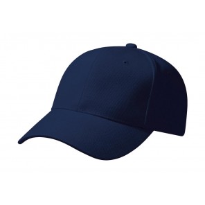 Beechfield Pro-Style Heavy Brushed Cotton Cap - Navy Blue - ONE SIZE