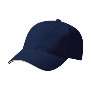 Beechfield Pro-Style Heavy Brushed Cotton Cap - Blue - ONE SIZE