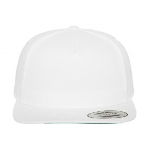 Classics Classic 5 Panel Snapback - White - OneSize