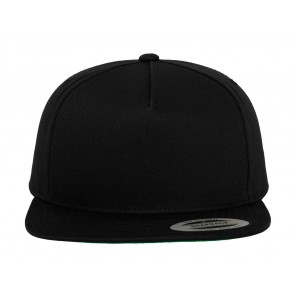 Classics Classic 5 Panel Snapback - Black/Black - OneSize