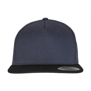 Classics Classic 5 Panel Snapback - Navy/Black - OneSize