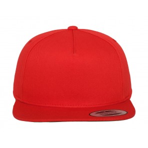 Classics Classic 5 Panel Snapback - Red - OneSize