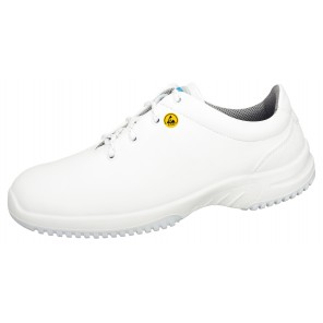 Abeba ESD-Sicherheitsschuhe uni6 S2 Halbschuh weiß HACCP CE ESD SRC