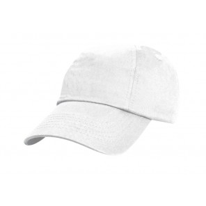 Result Headwear Junior Low Profil Cotton Cap - White - OneSize