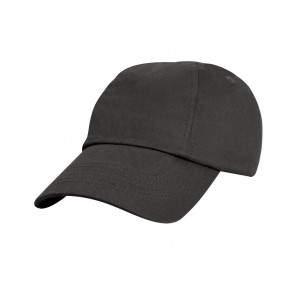 Result Headwear Junior Low Profil Cotton Cap - Black - OneSize