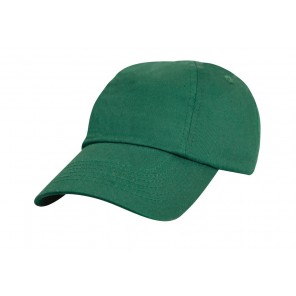 Result Headwear Junior Low Profil Cotton Cap - Bottle Green - OneSize