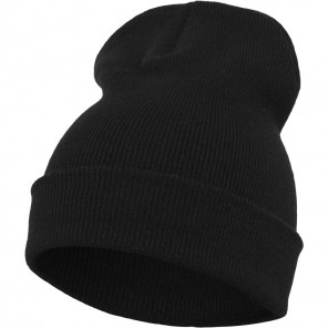 Flexfit Heavyweight Long Beanie - Black - OneSize