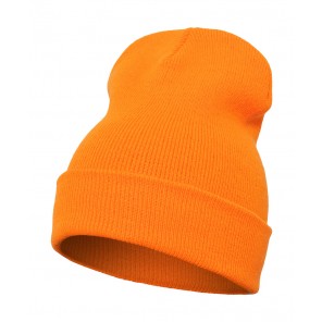 Flexfit Heavyweight Long Beanie - Blaze Orange - OneSize