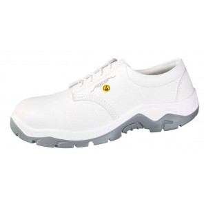 Abeba ESD-Sicherheitsschuhe anatom S2 Halbschuh weiß HACCP CE ESD SRC