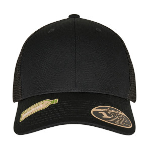 Flexfit 110 Recycled Alpha Shape Trucker - Black - ONE SIZE
