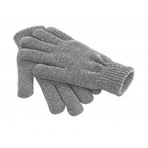 Beechfield TouchScreen Smart Gloves - Heather Grey - L/XL