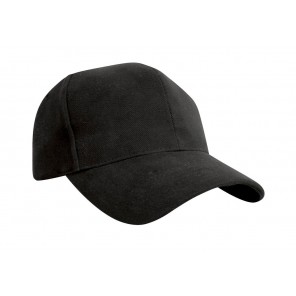 Result Headwear Pro-Style Heavy Cotton Cap - Black - OneSize