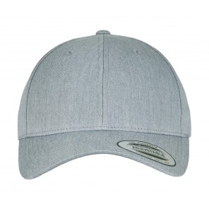 Flexfit Curved Classic Snapback - Heather Grey - OneSize