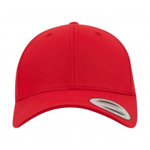 Flexfit Curved Classic Snapback - Red - OneSize