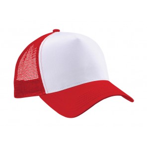 Beechfield Snapback Trucker - Classic Red/White - OneSize